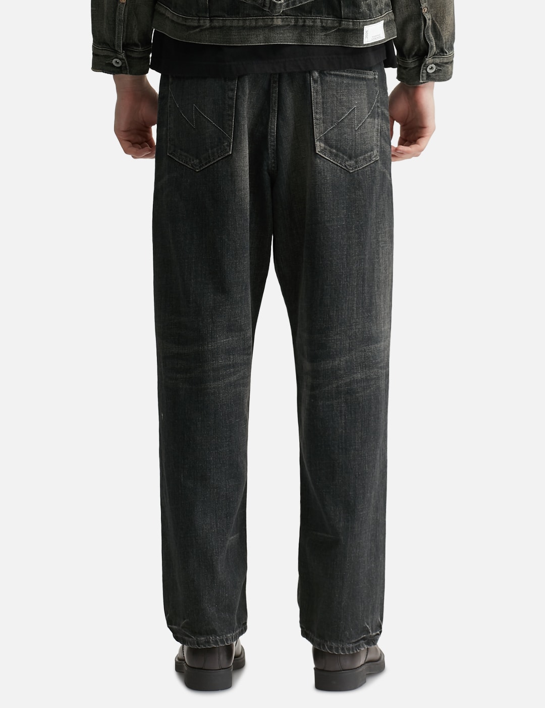 Washed Denim Dp Wide Pants view 19
