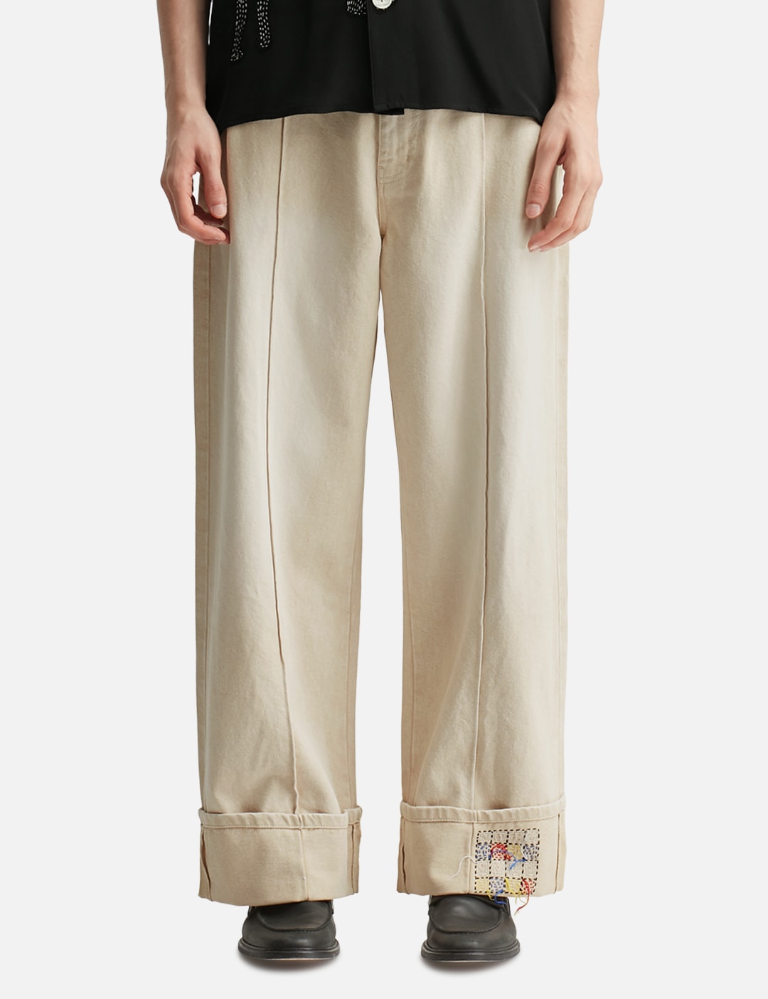 Khaki High Waisted Denim view 12