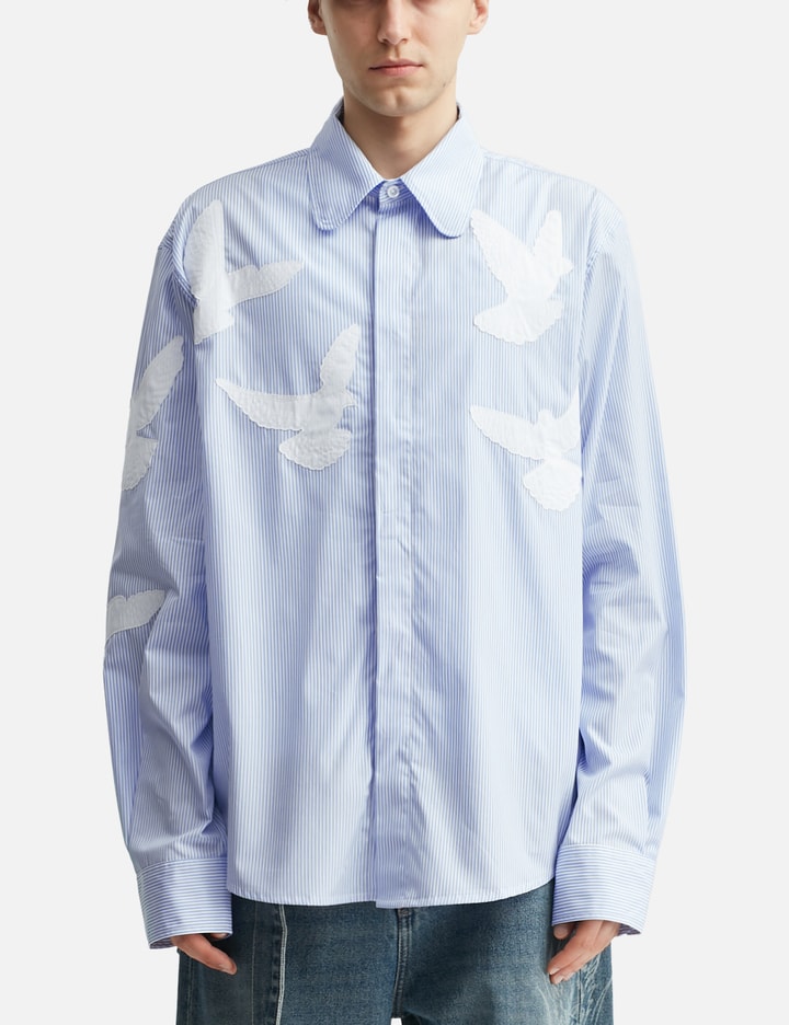 Flying Doves Button Shirt Placeholder Image
