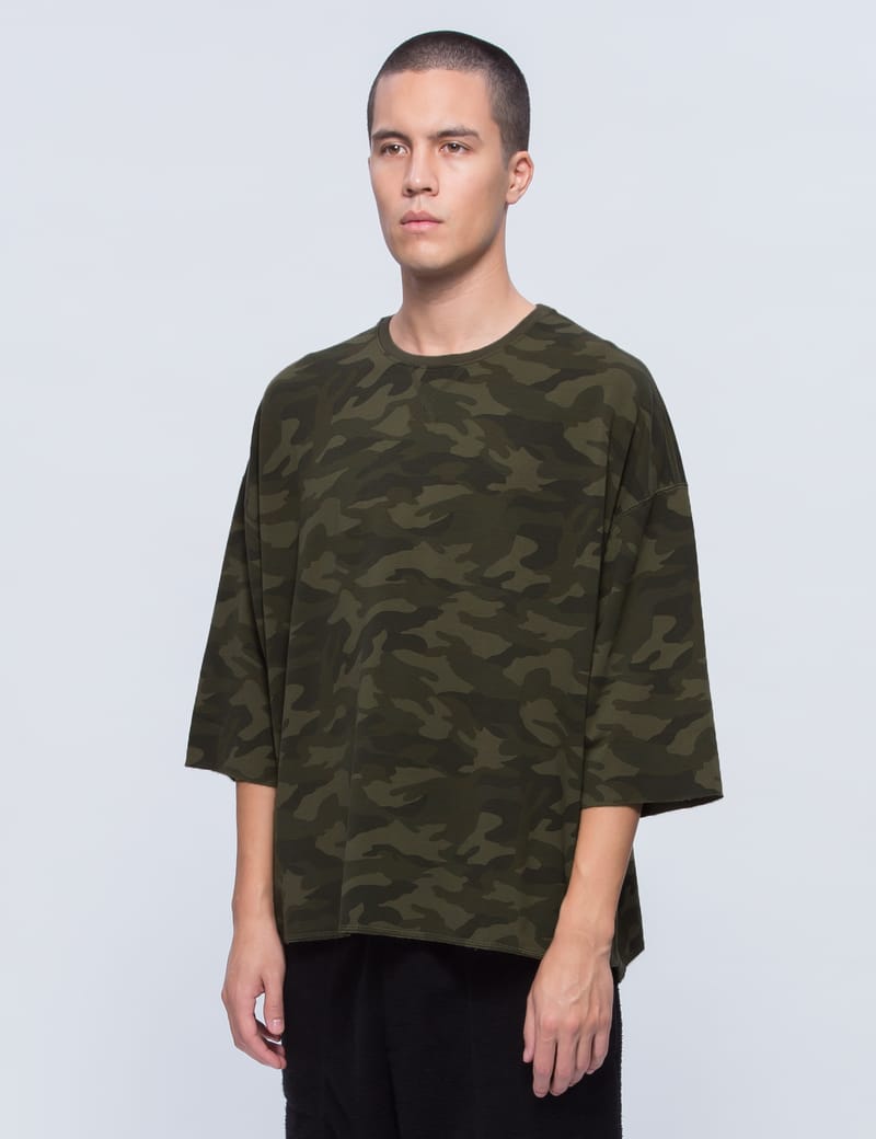 Stampd - Camo Washed Oversized T-Shirt 