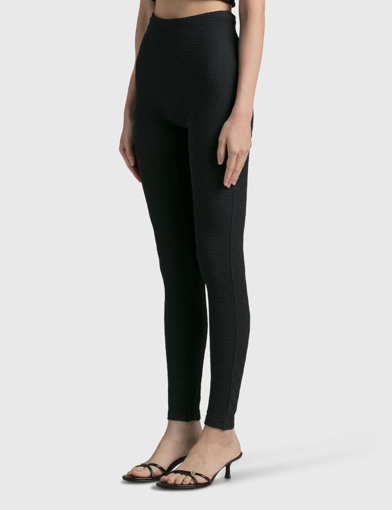 Alexander Wang Black Hotfix Leggings | MILANSTYLE.COM