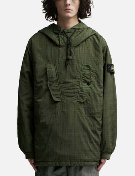 Stone Island 43332 Macro Ripstop Nylon Metal Anorak HBX
