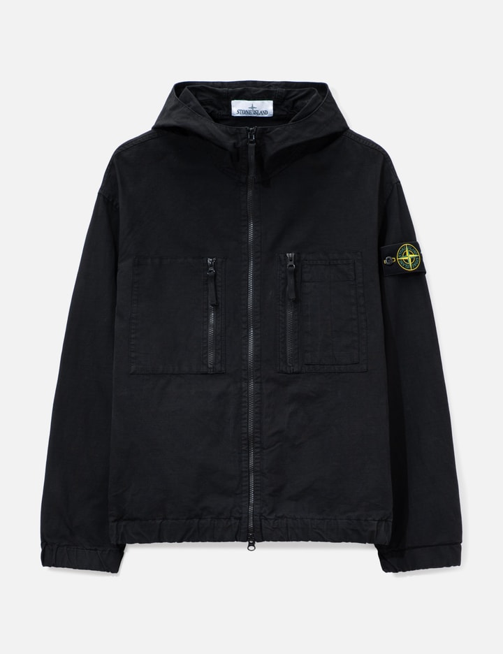 Ripstop Zip-Up Hooded Shirt