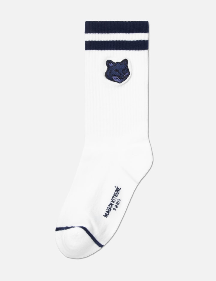 Bold Fox Head Sporty Socks Placeholder Image