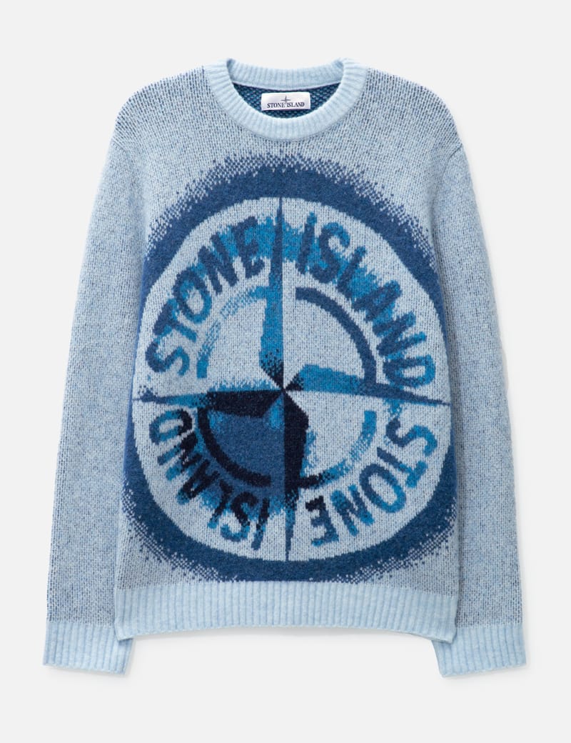 超希少】STONE ISLAND ライトブルーニット Stone | Island VOLAR 