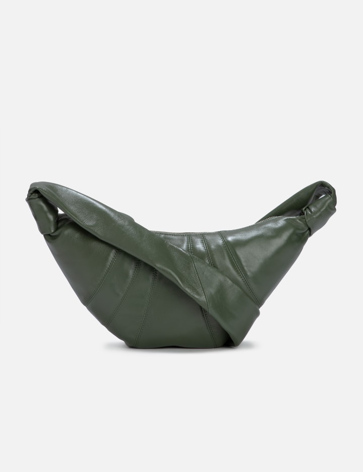 Shop Lemaire Small Croissant Bag In Green