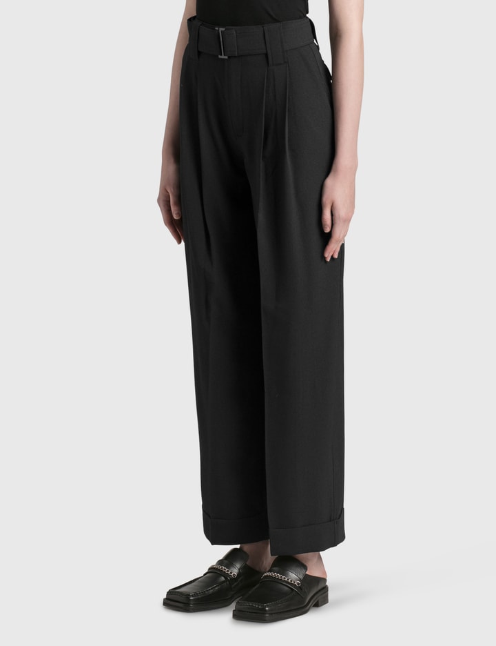 Heavy Crepe High-rise Straight Pants Placeholder Image
