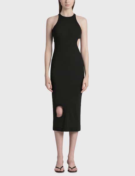 Off-White Meteor Ribbed Rowing Dress