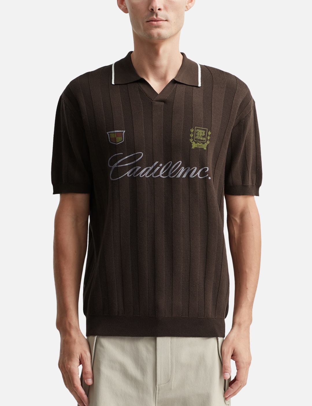Mesh Knit Polo Shirt view 11