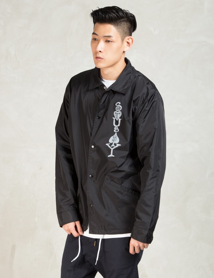 Stüssy Black Player Coaches Jacket
