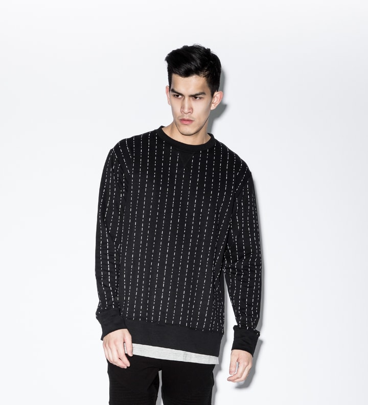 Black/White Gosford Pinstripe Sweater Placeholder Image
