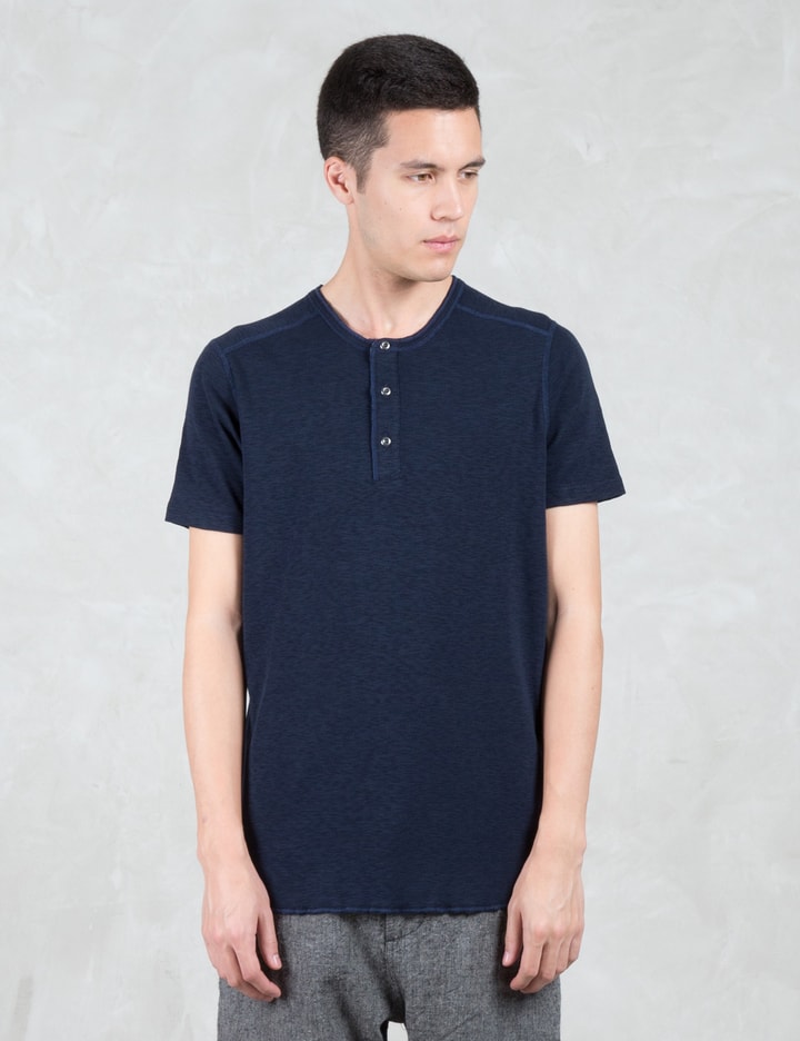 1 X 1 Slub Rib S/S Henley T-Shirt Placeholder Image