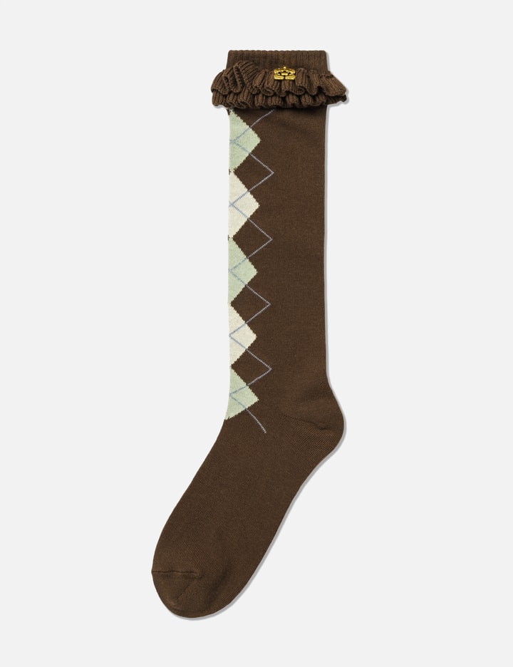 Ganni Argyle Socks