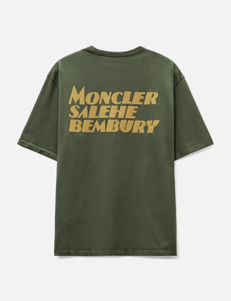 moncler lettering graphic t shirt