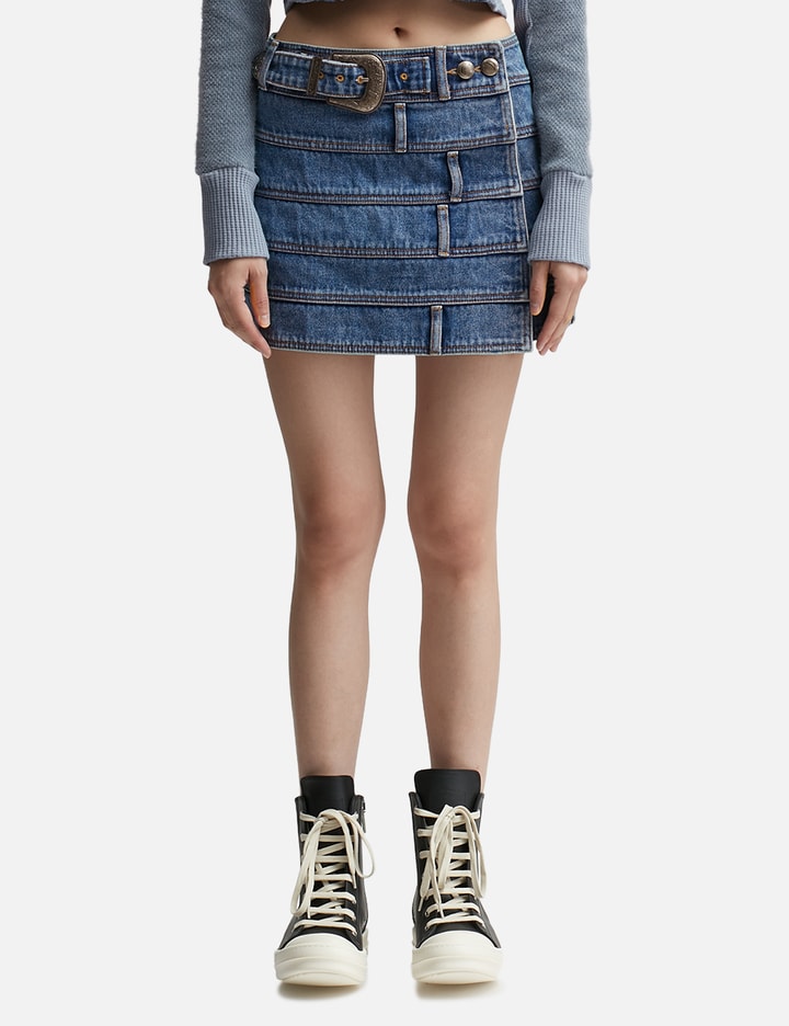 DUA MULTI WAIST DENIM SKIRT Placeholder Image