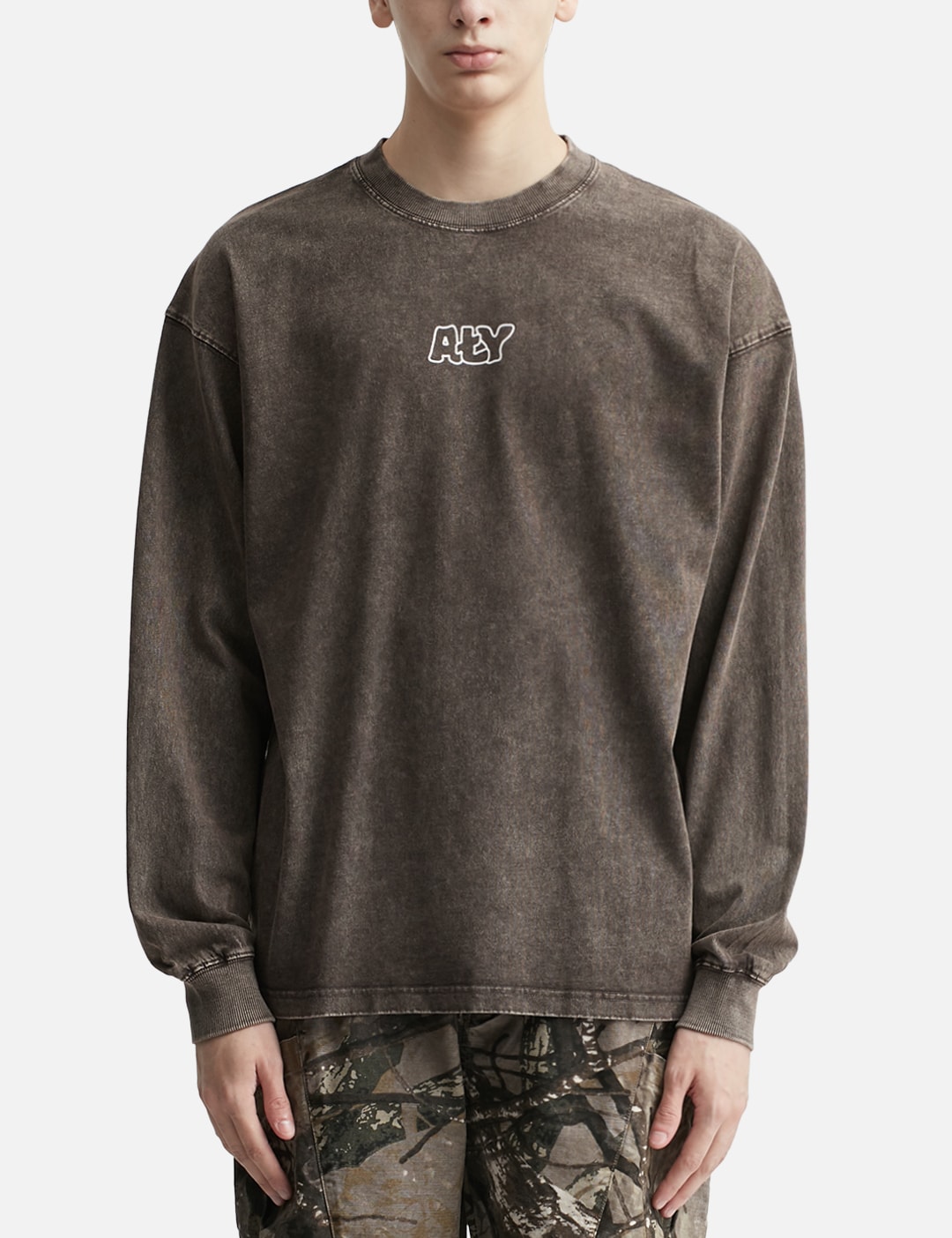 "Dont Change The Vibe Black Washed" Longsleeve T-Shirt view 11