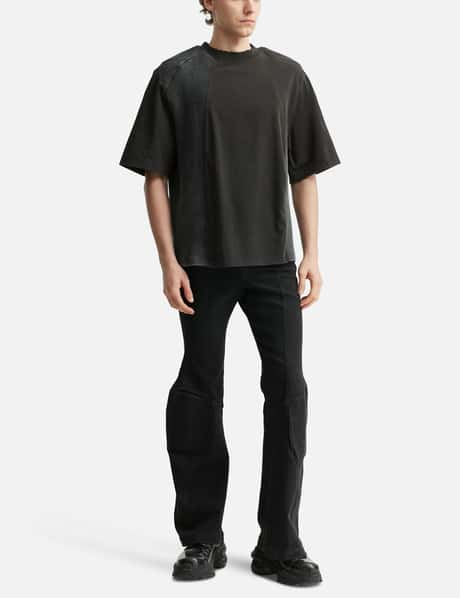 Paneled Padded Washed T-Shirt view 14