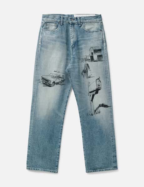 NEIGHBORHOOD NEIGHBORHOOD x OOTD Washed DP Basic Denim Pants