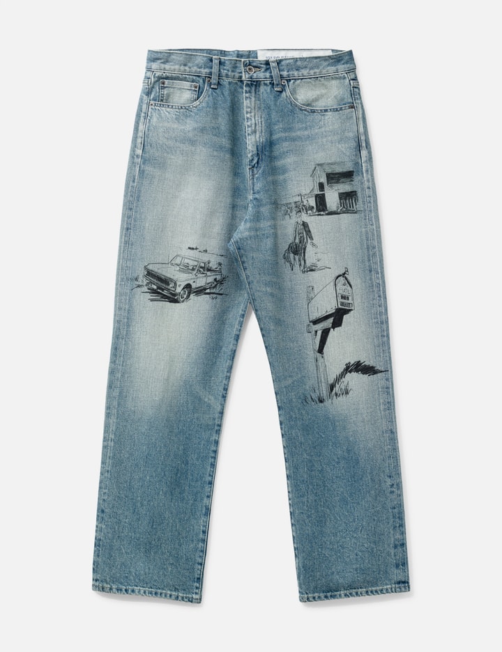 NEIGHBORHOOD x OOTD Washed DP Basic Denim Pants Placeholder Image