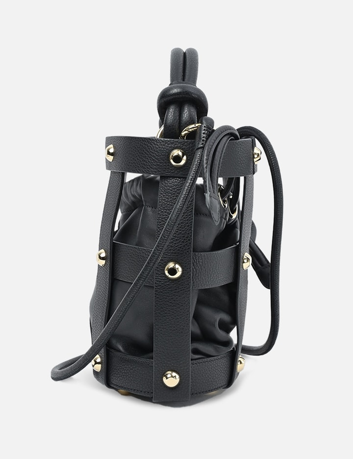 Salvatore Ferragamo SS22 Cage Leather Bucket Bag Placeholder Image