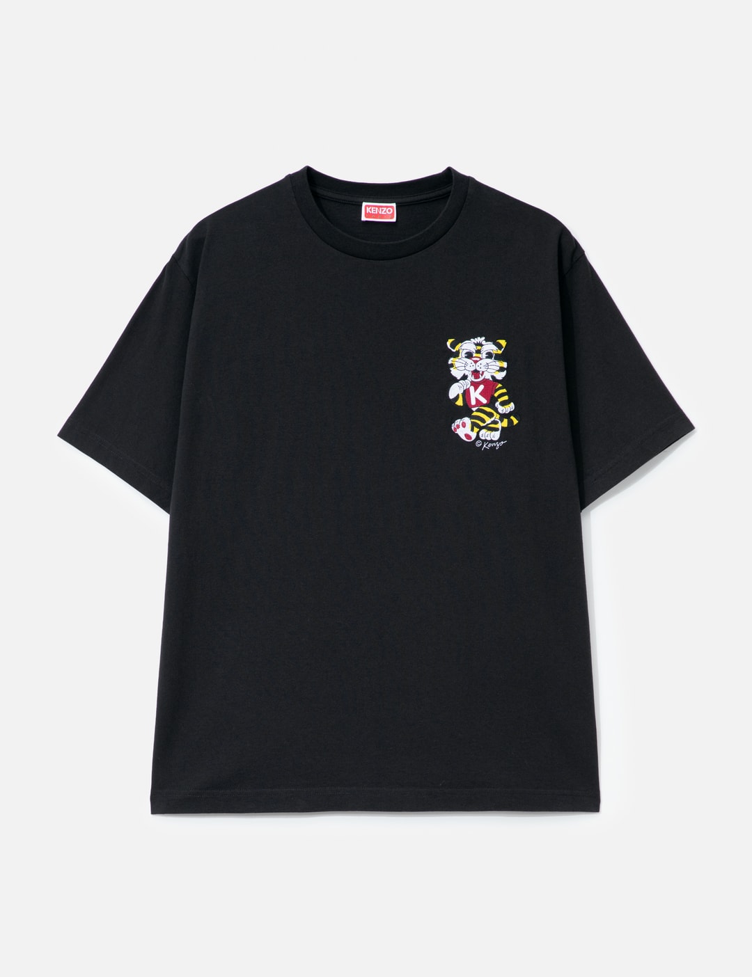 'KENZO Wild Tiger' Embroidered Oversized T-Shirt