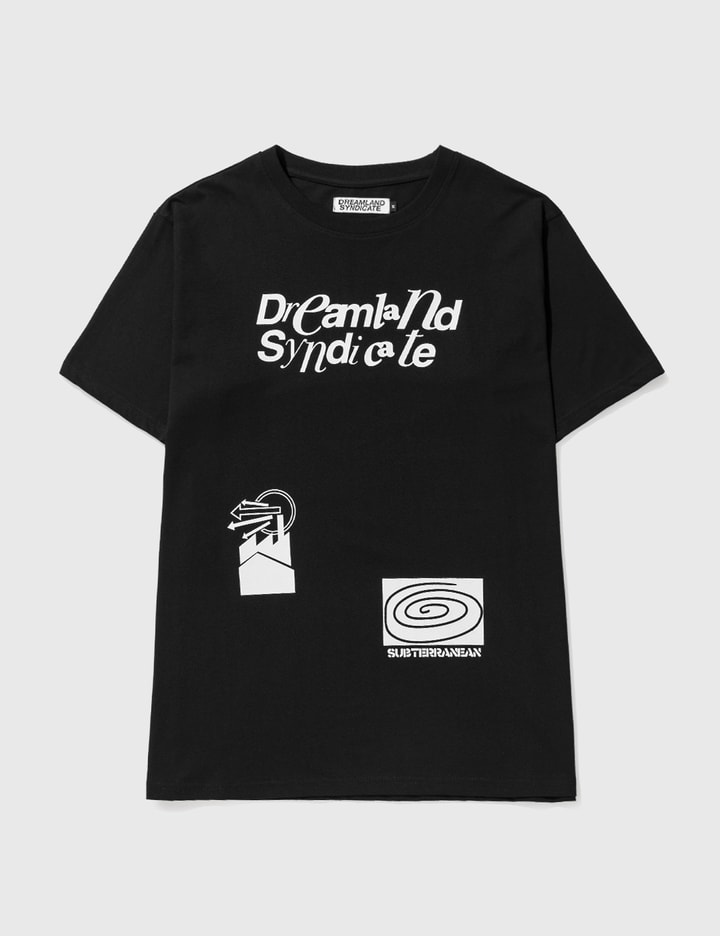 Dreamland Syndicate Ovs Partial Eco T-shirt In Black