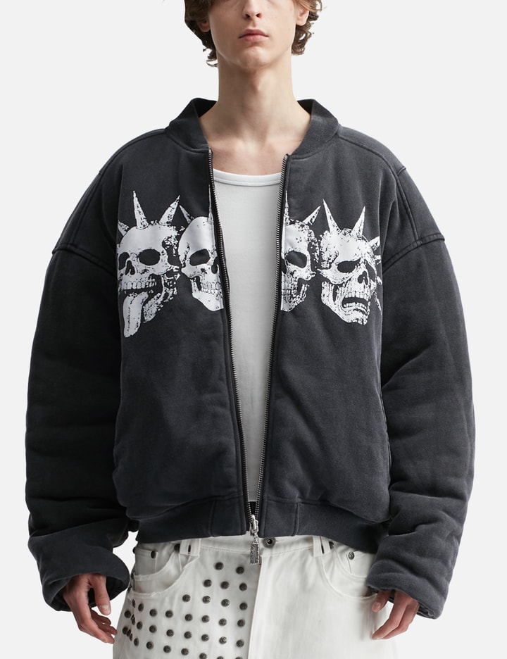 "Casey" Printed Reversible Bomber Jacket Placeholder Image