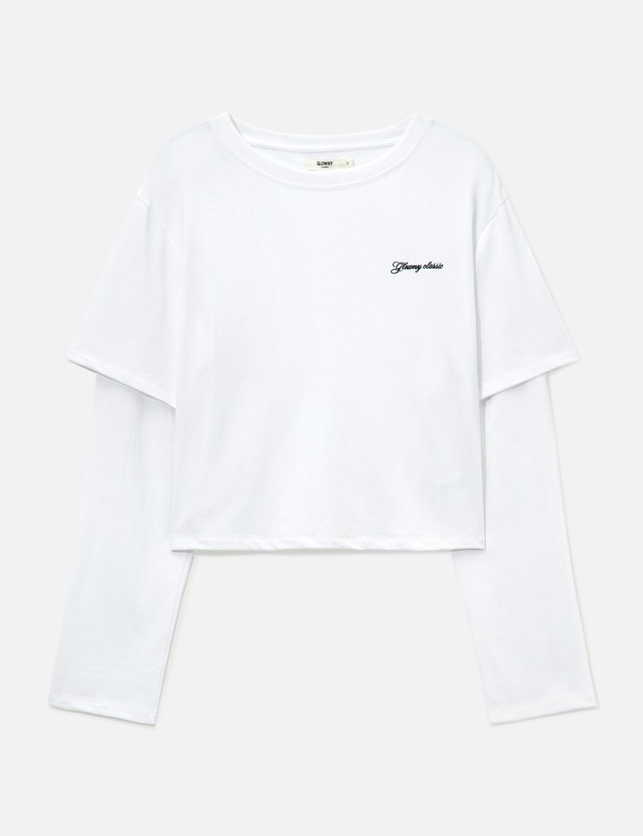 G Double Sleeve Letter T-Shirt