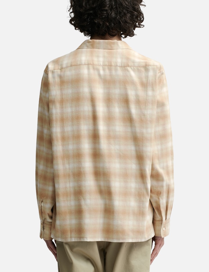 Ombre Check Open Collar Shirt Placeholder Image