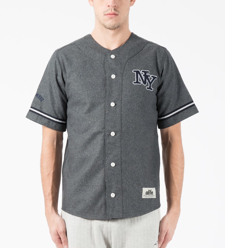 Grey Mr. November Baseball Jersey Placeholder Image