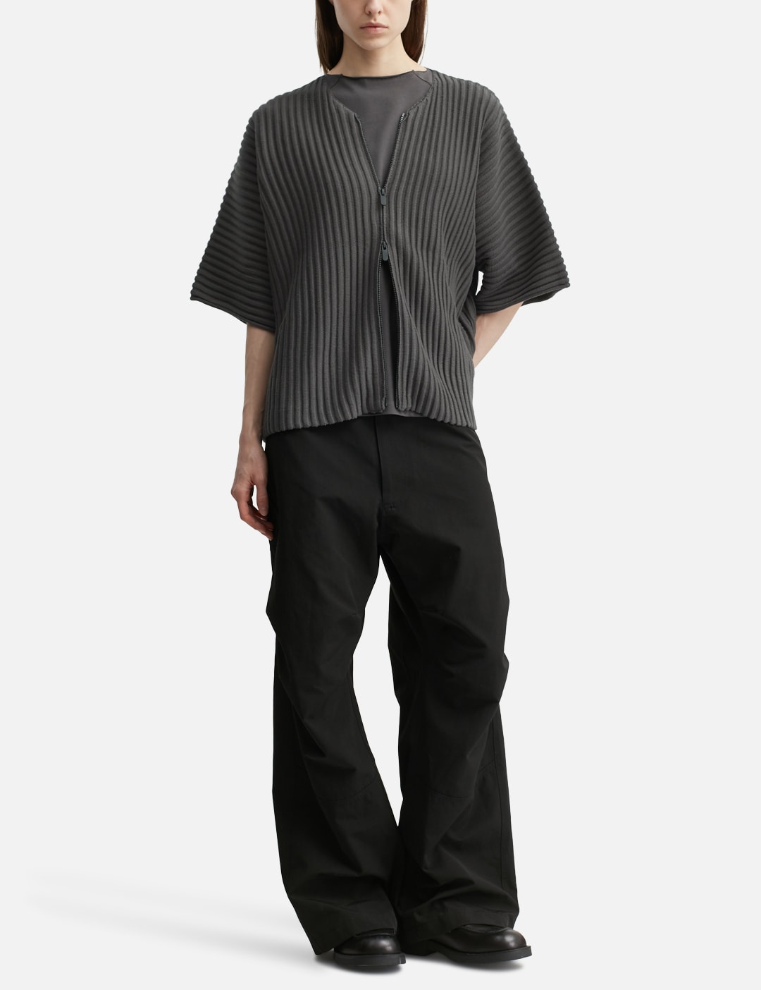 Ribbed Kimono Top view 15