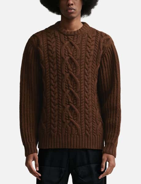 Dries Van Noten - Mezzi Cable Knit Sweater | HBX - Globally 