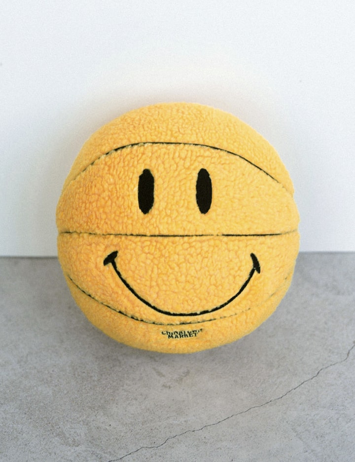 Smiley Sherpa Basketball Pillow Placeholder Image