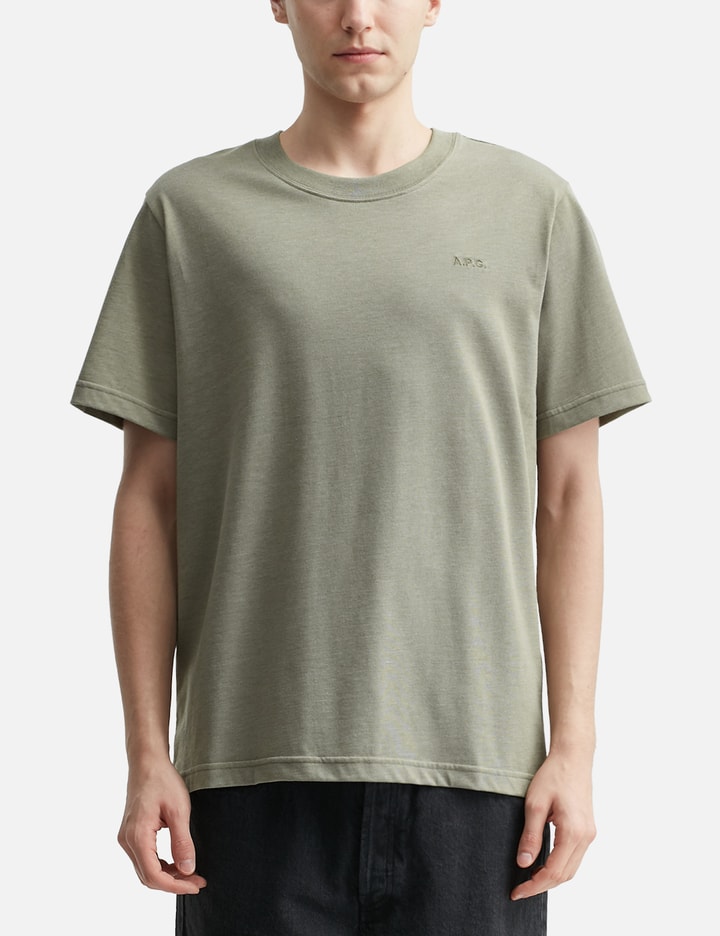 Apc Standard Brode T-shirt In Green