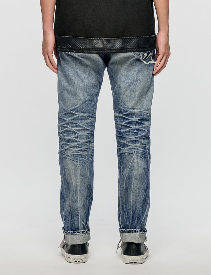 Three Years Wash Regular Straight Denim Jeans Placeholder Image
