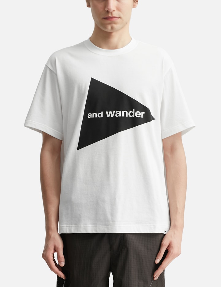 and wander And Wander Big Logo Short Sleeves T-Shirt