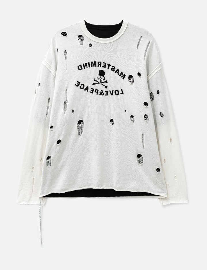 Mastermind World Reversible Distressed Tee