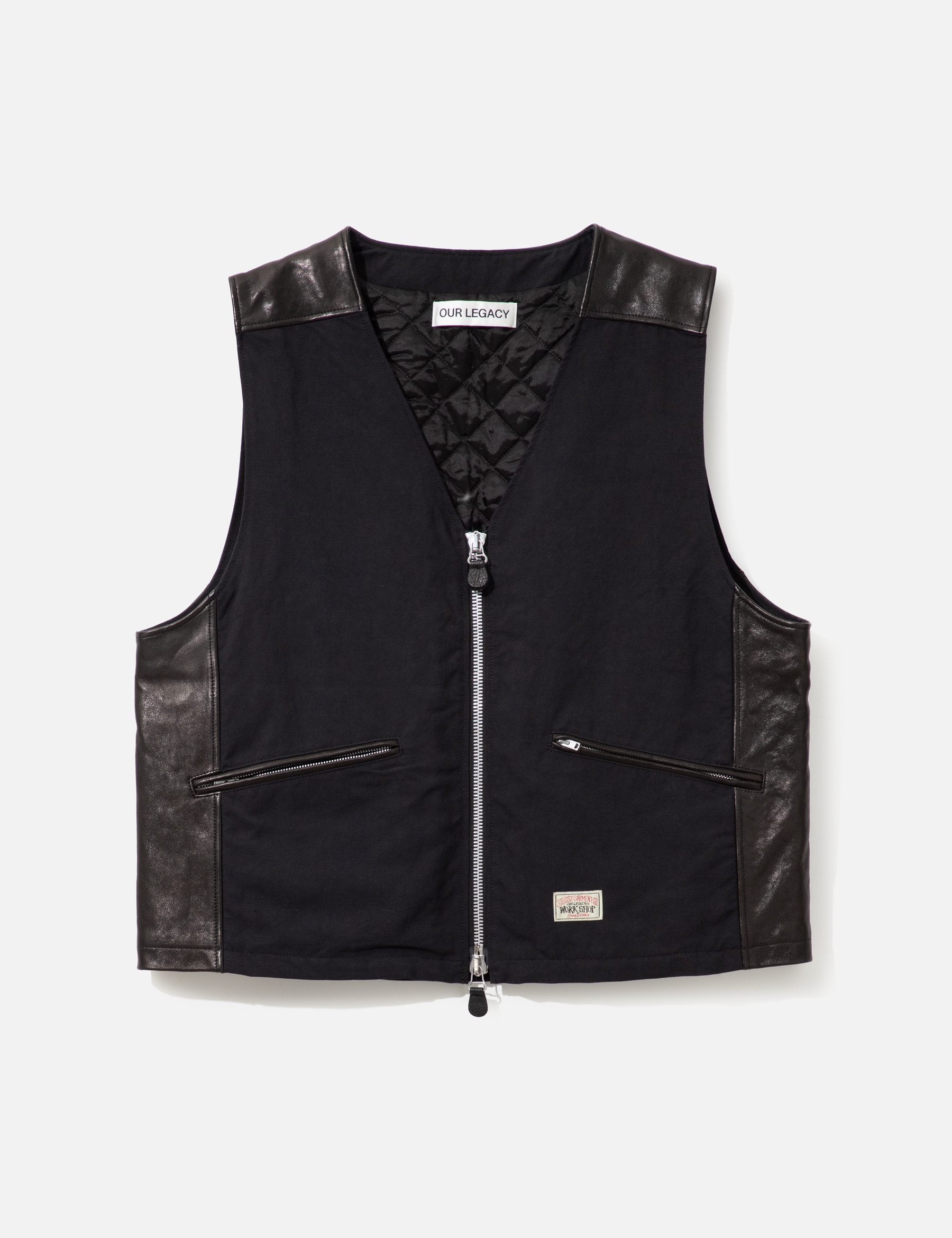 Stussy Leather Trim Padded Vest view 7