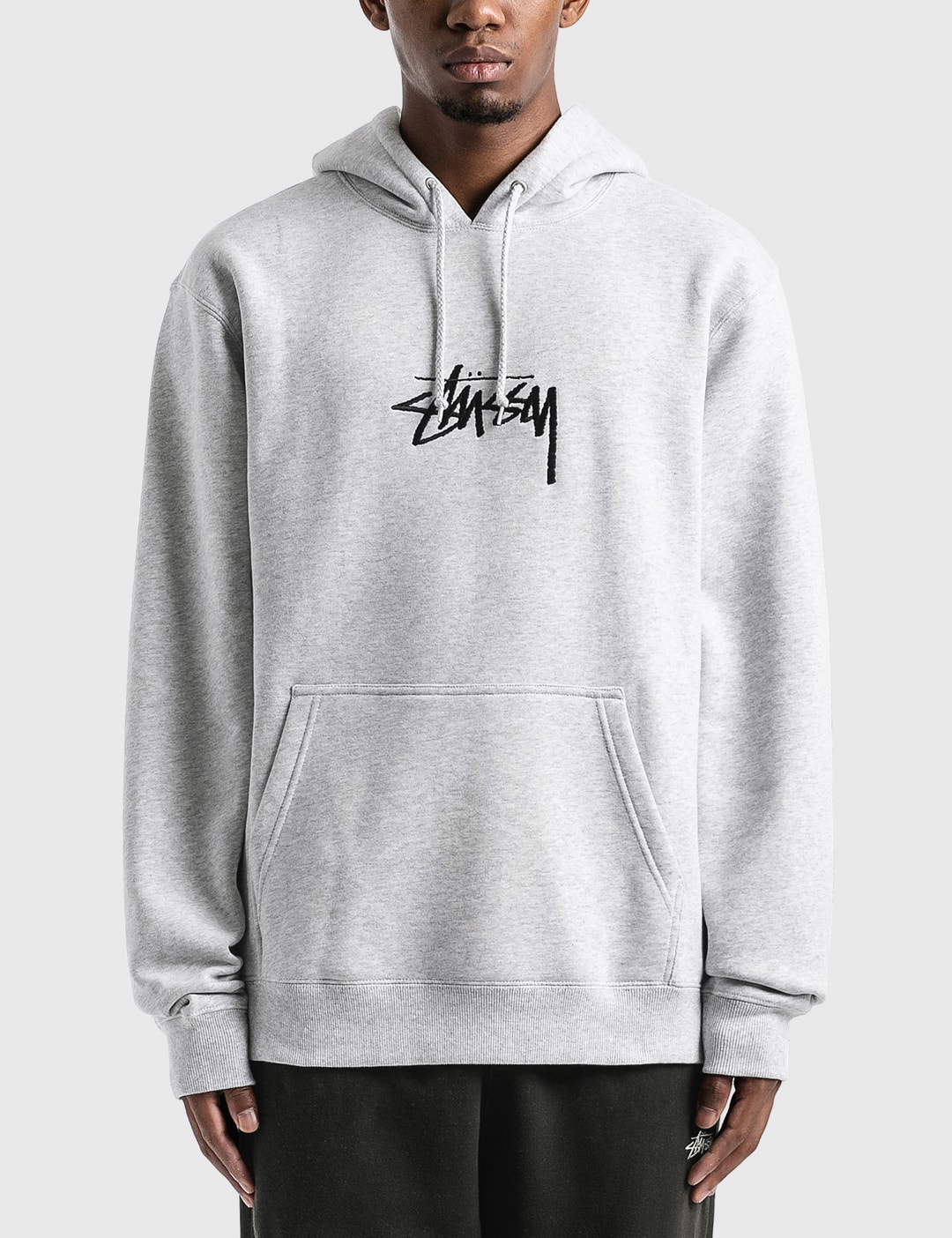 Stüssy Stock Logo Applique Hoodie HBX Globally Curated