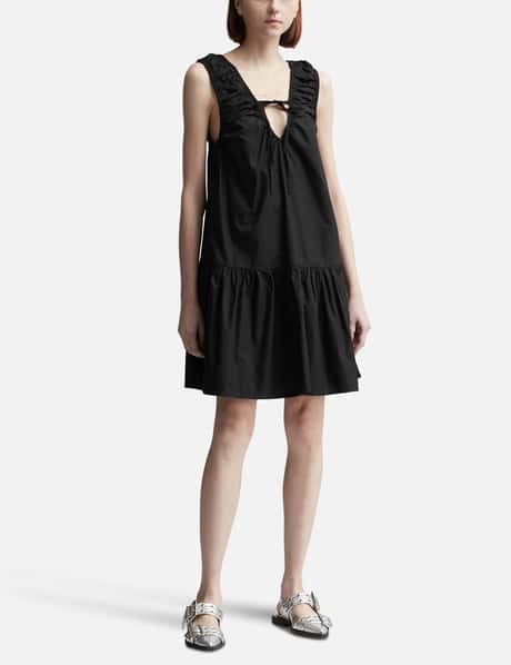 Ganni - Cotton Poplin Mini Dress | HBX