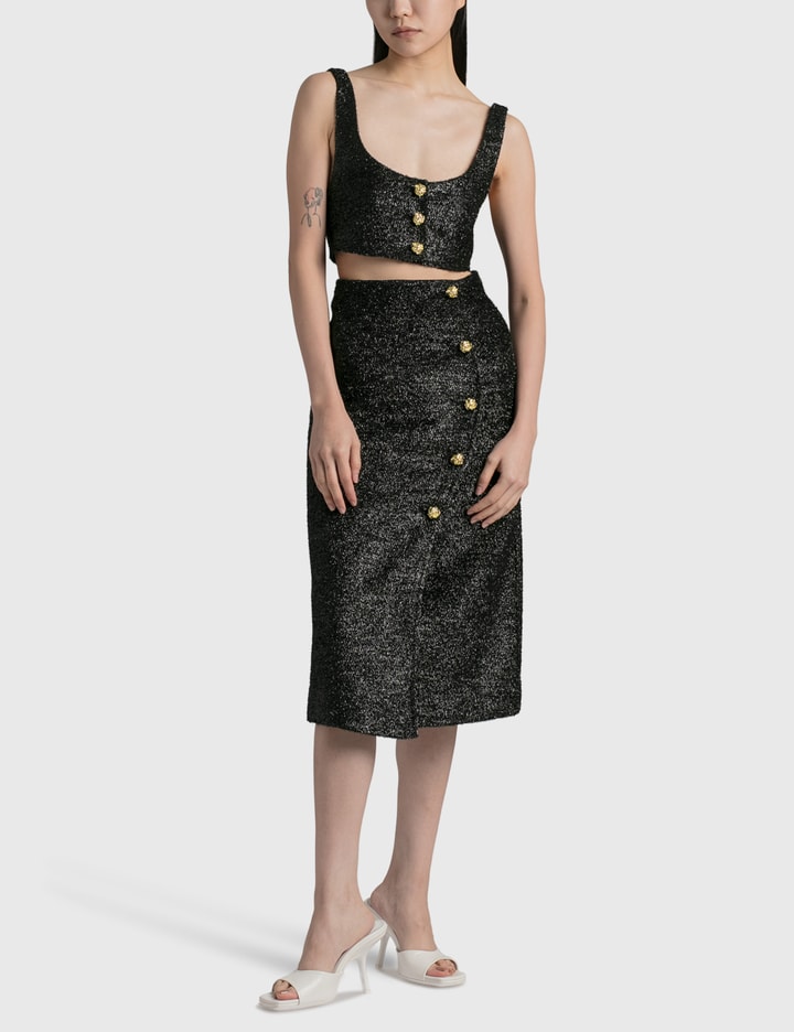 Sparkle Wrap Midi Skirt Placeholder Image