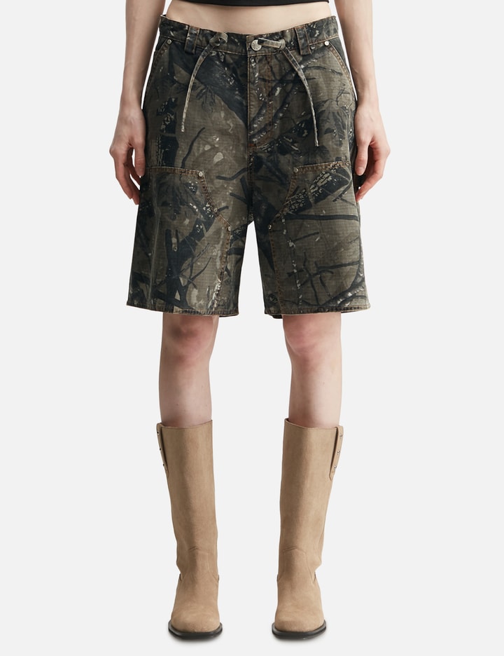 Camo Cargo Shorts view 3