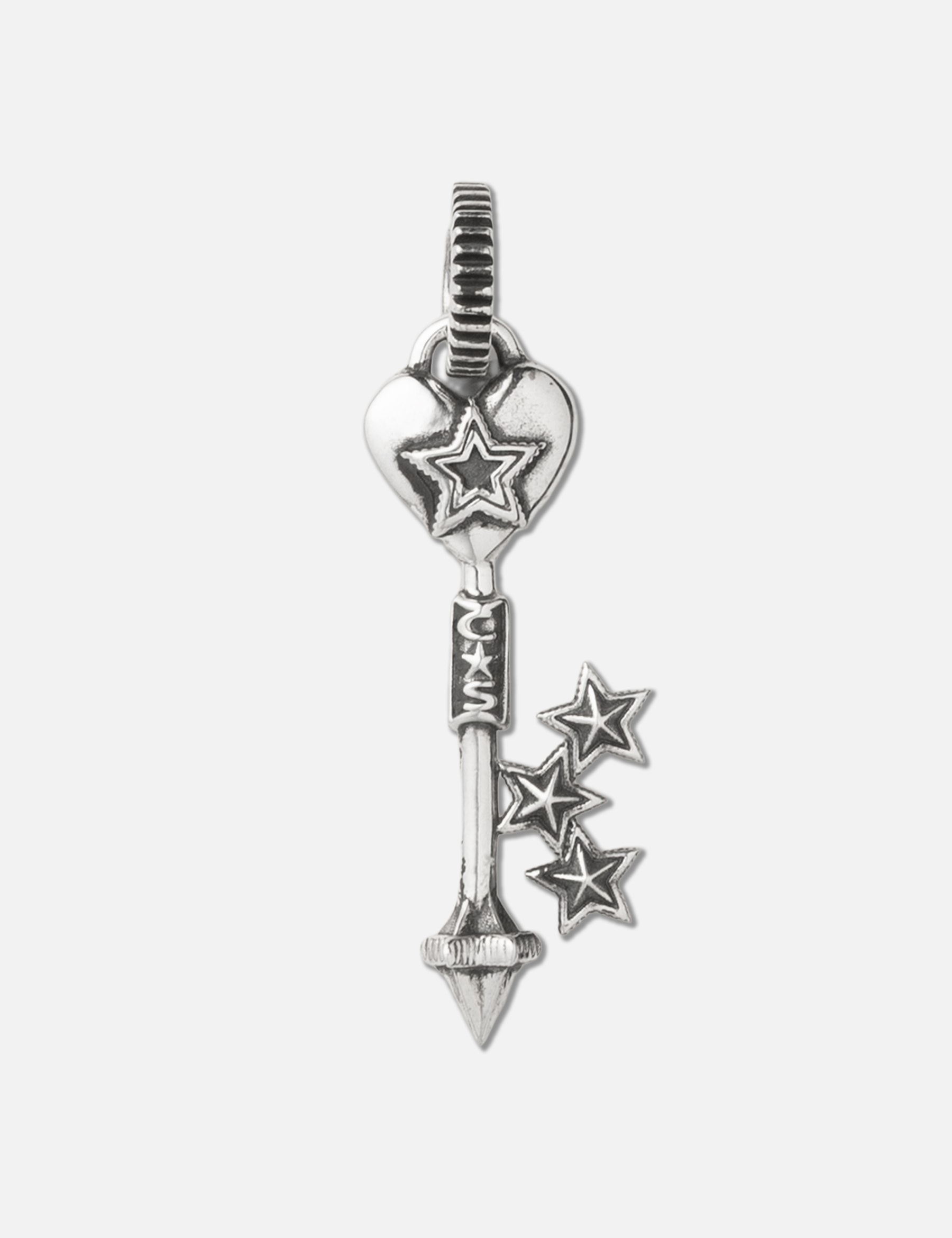Heart W / Center Hollow Star Key Pendant view 10