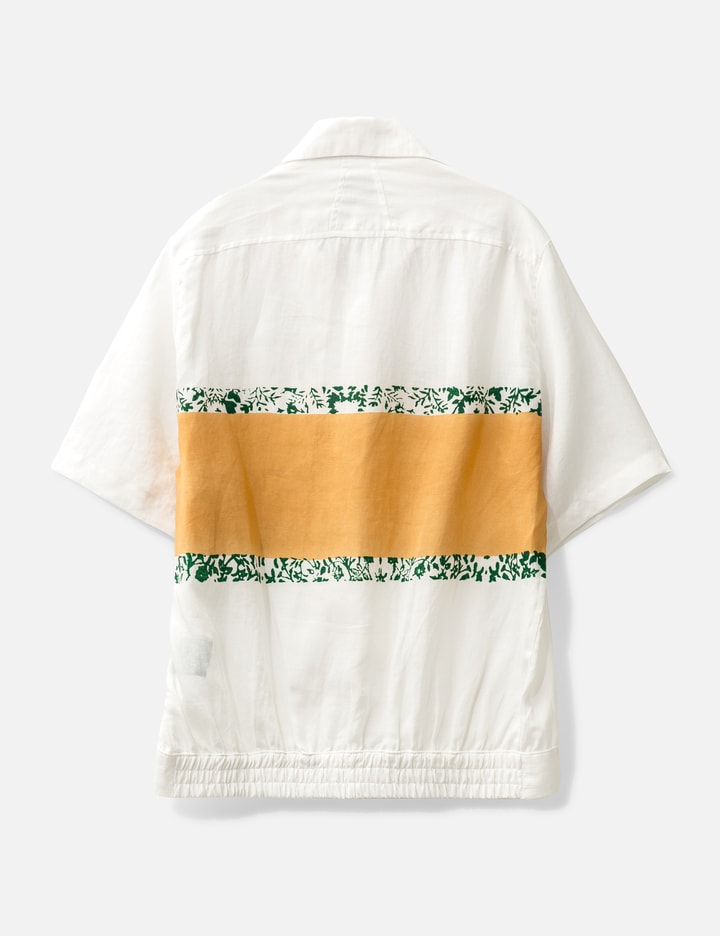 Shop Rhude Linen Cuban Shirt In White