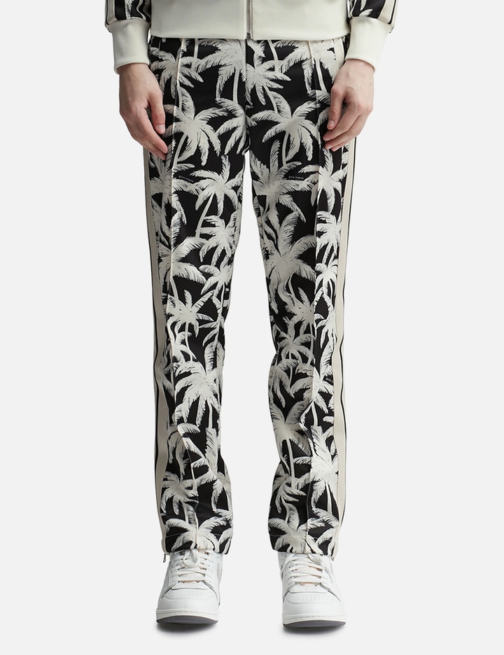 Shop Palm Angels Palms Allover Track Pants In Black