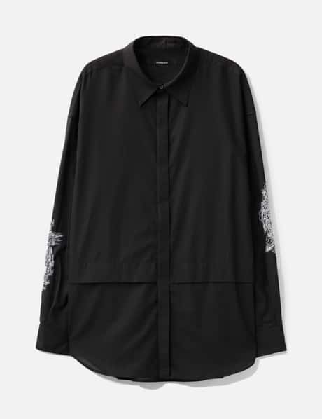 SONGZIO Night Thieves Embroidered Cocoon Shirt