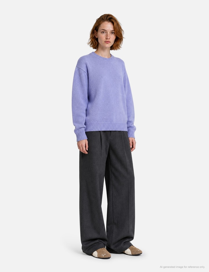 Moondal 15 Classic Round Knit In Light Purple