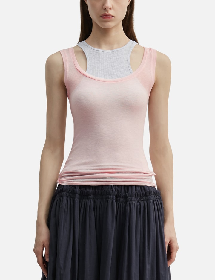Glowny Soft Layered Scoop Top