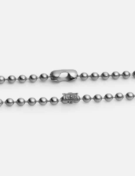 Stainless Ball Chain Necklace 24" view 6