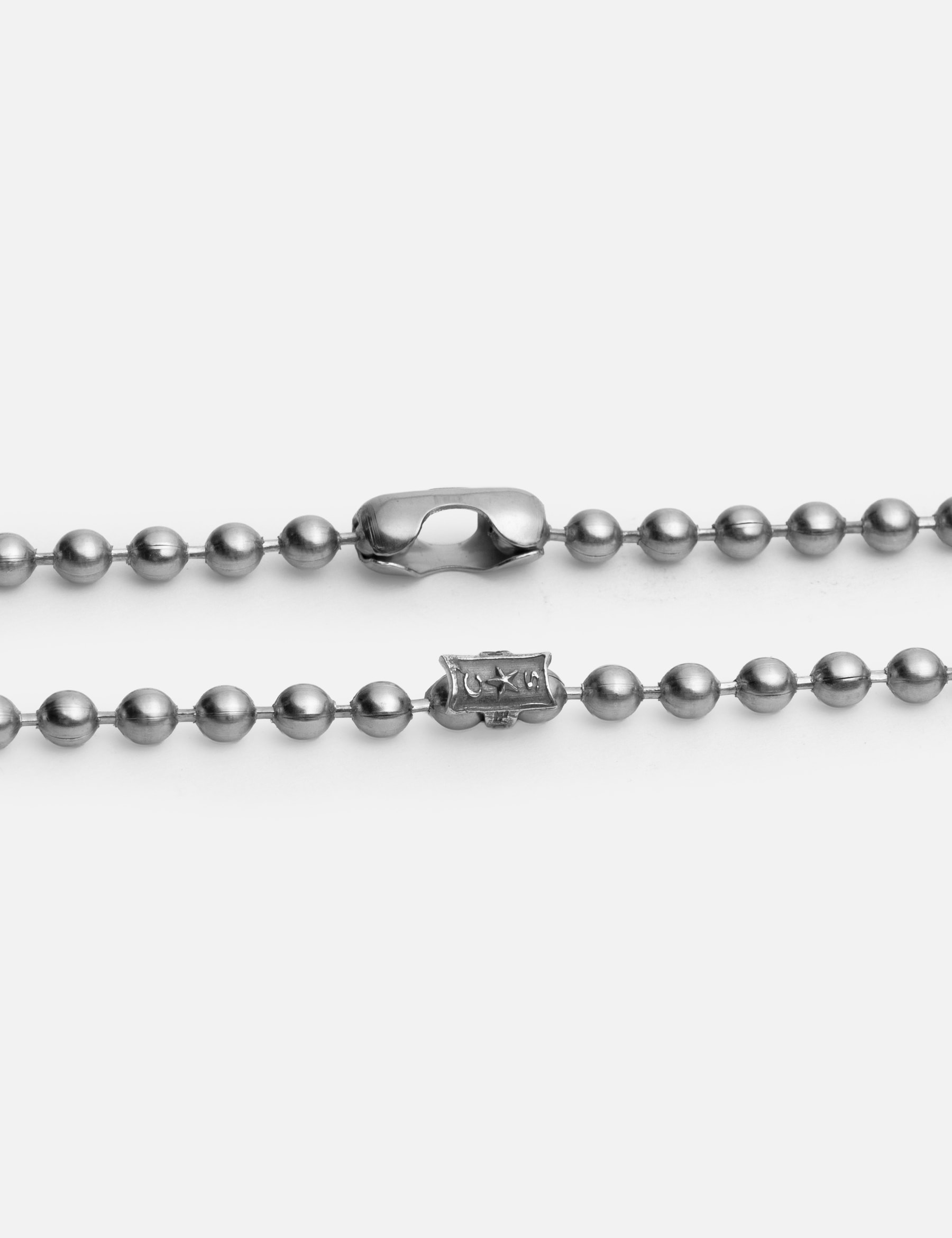Stainless Ball Chain Necklace 24" view 11